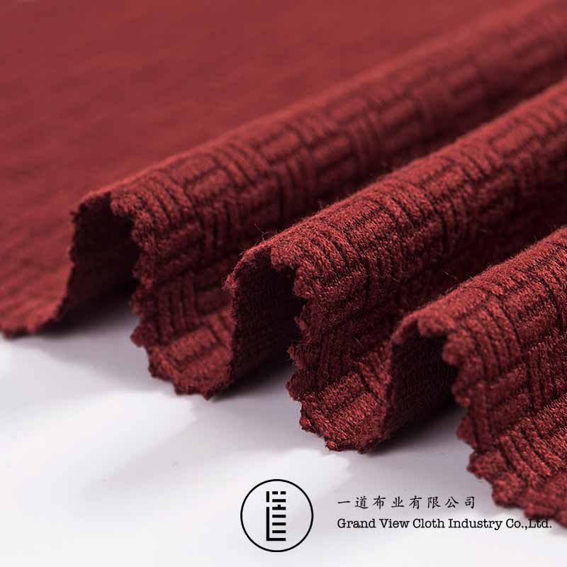 Jacquard weave-9082-13宝石红