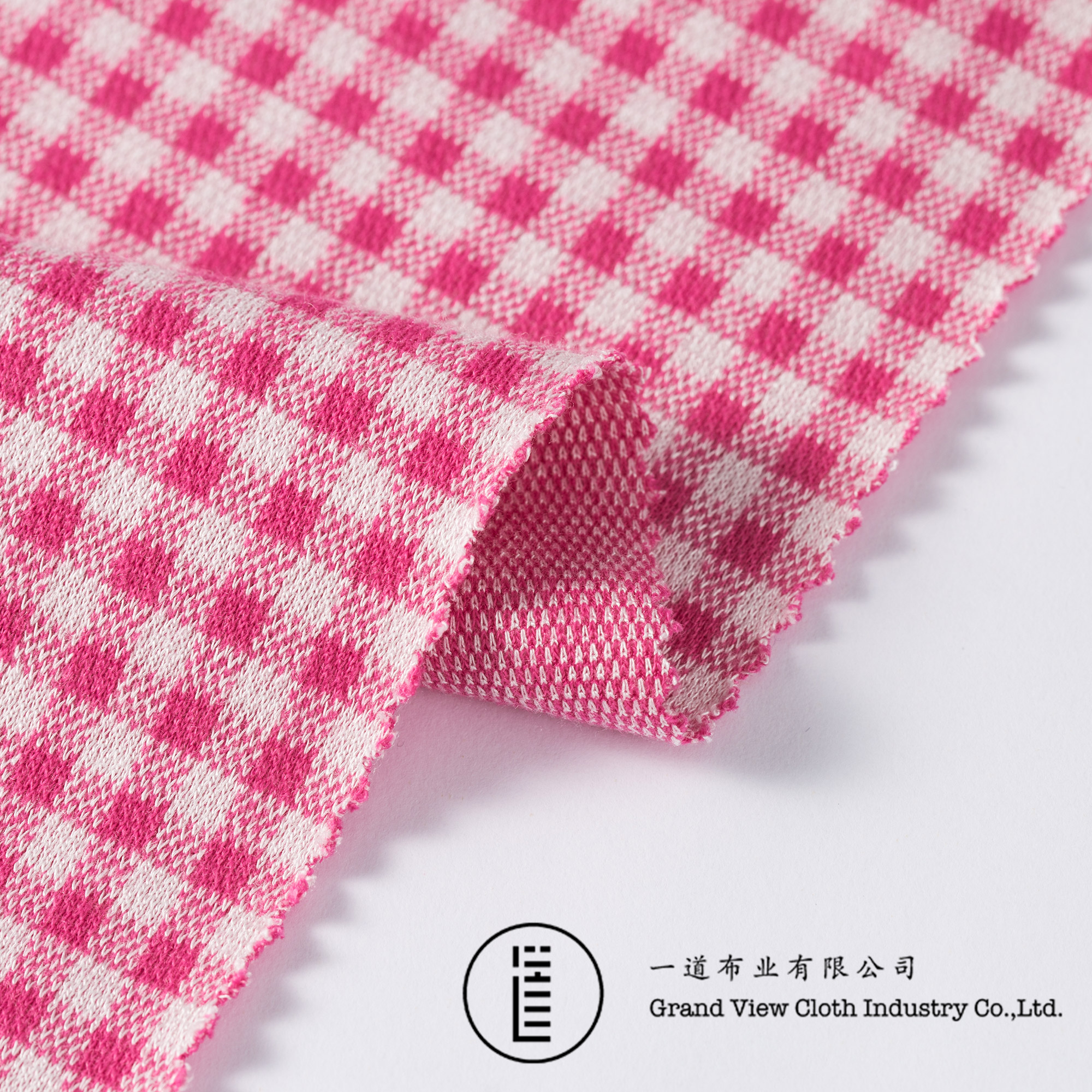 Plaid-B059-08玫红