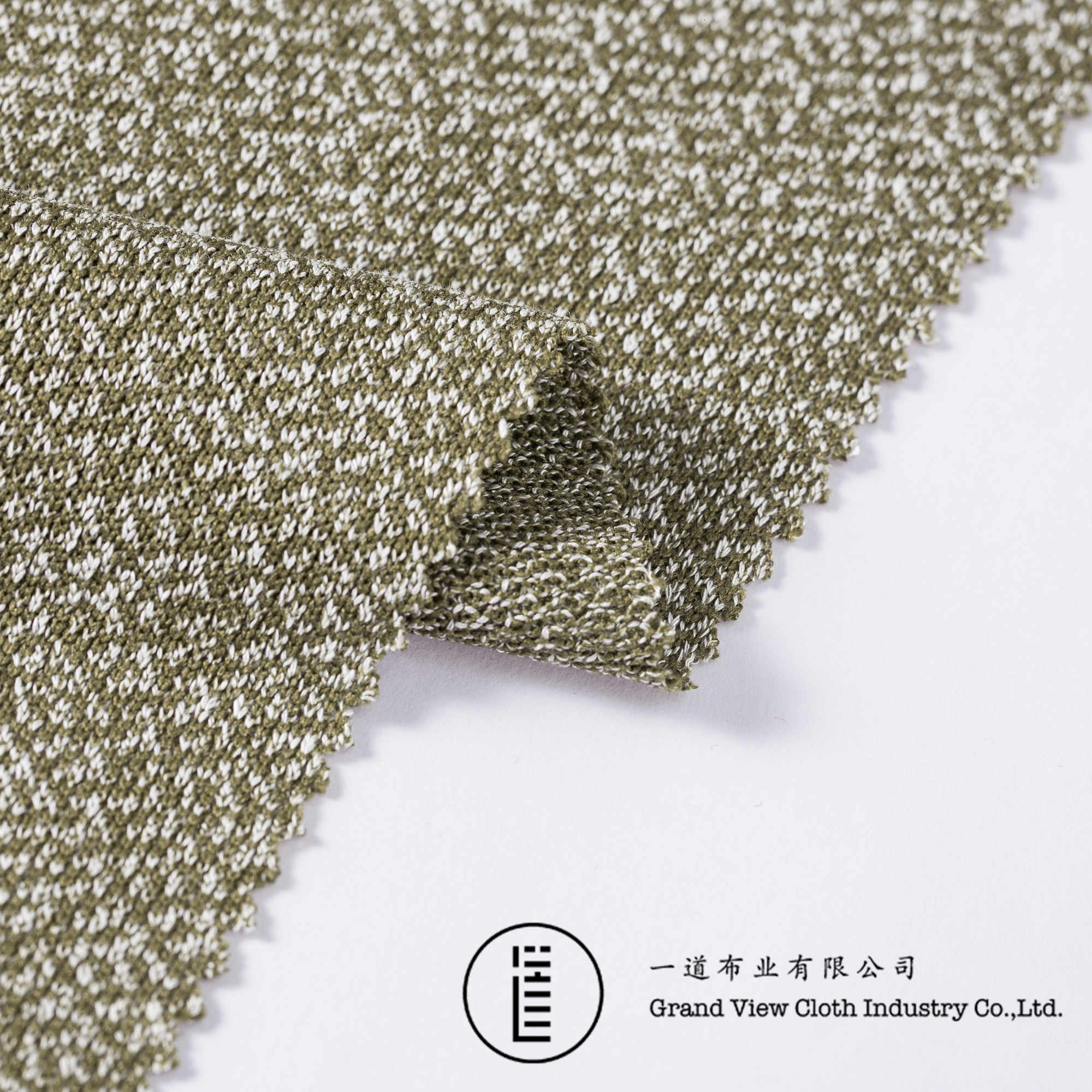 Jacquard weave-9077-09军绿