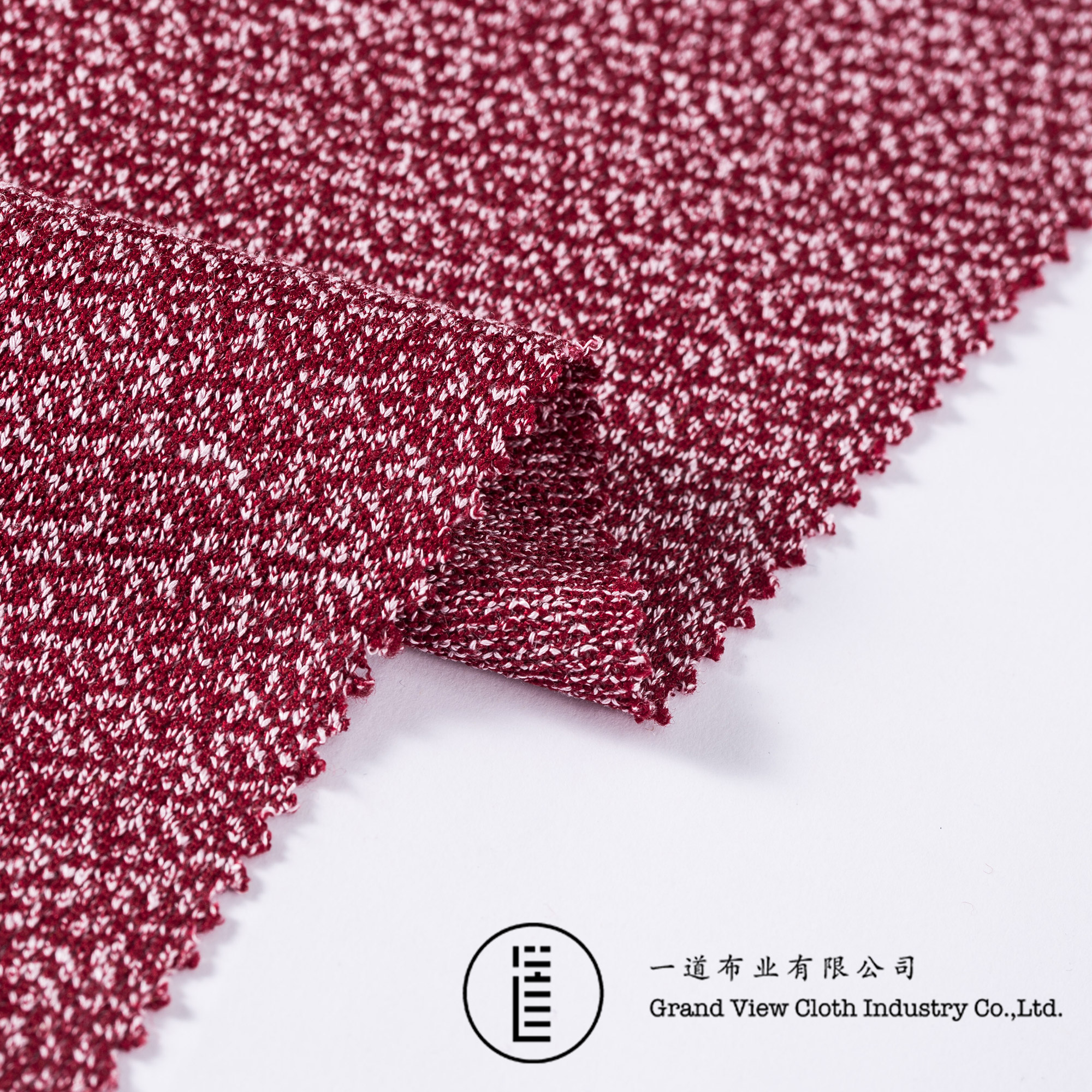 Jacquard weave-9077-14酒红